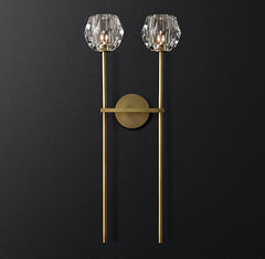 boule de cristal grand single sconce