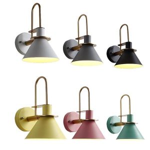 Nordic metal wall sconce