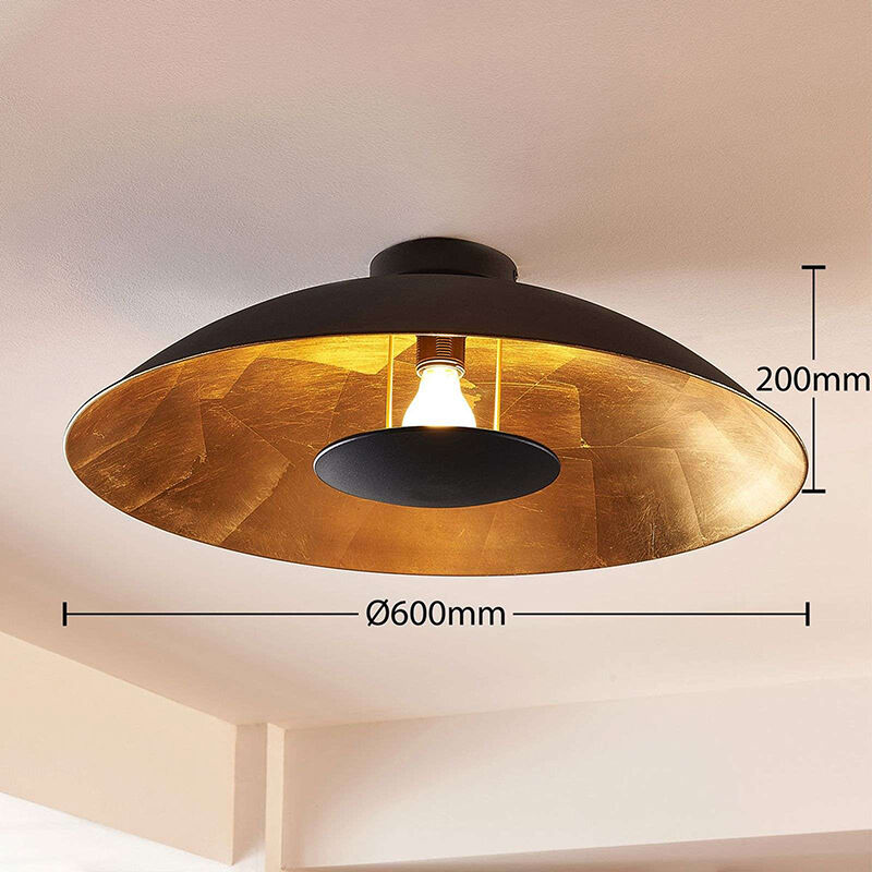 Modern Black-Golden Ceiling Light
