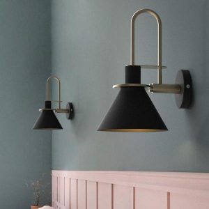 Nordic metal wall sconce