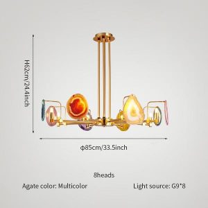 Agate Chandelier